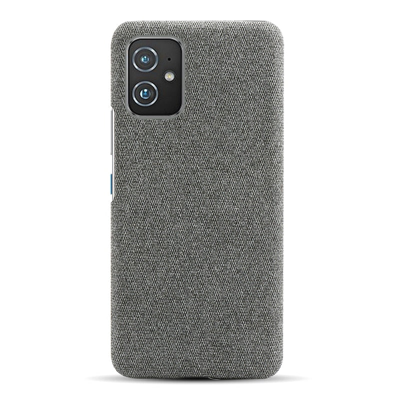 Deksel til ASUS ZenFone 8 чехол Hard PC Shockproof Woven Textile Fabric Cloth Back Cover For zenfone 8 Global 8 Flip Protective