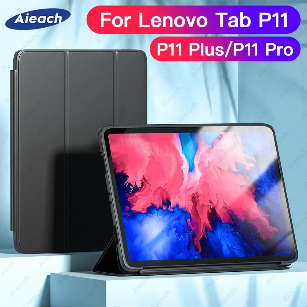 Deksel til Lenovo Tab P11 Pro P11 Plus P12 M10 3rd gen Case With Wake / Sleep Tri-Fold Stand For Xiaoxin Pad 2022