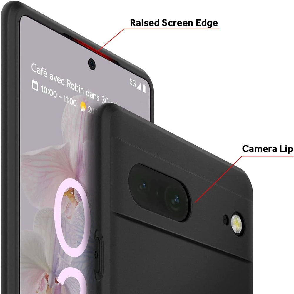 Deksel til Google Pixel 7 Pro Case Matte Soft Silicone Back Cover For Google Pixel7 Pro Google7 Pro 5G 6A 6 Pro Pixel6A Phone Case