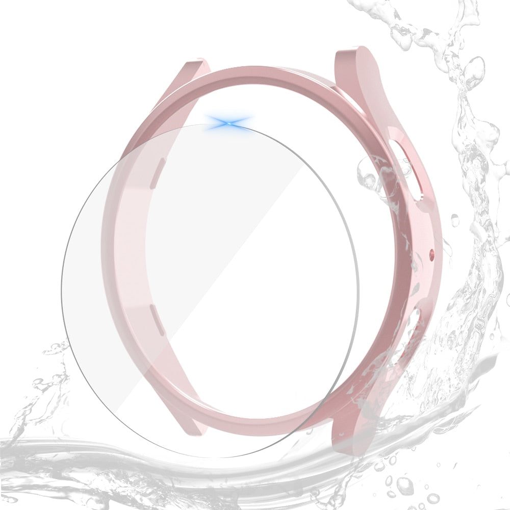 Deksel til Samsung Galaxy Watch 5/5 Pro Waterproof PC Galaxy Watch 5 40mm 44mm Watch 5 Pro 45mm +Skjermbeskytter