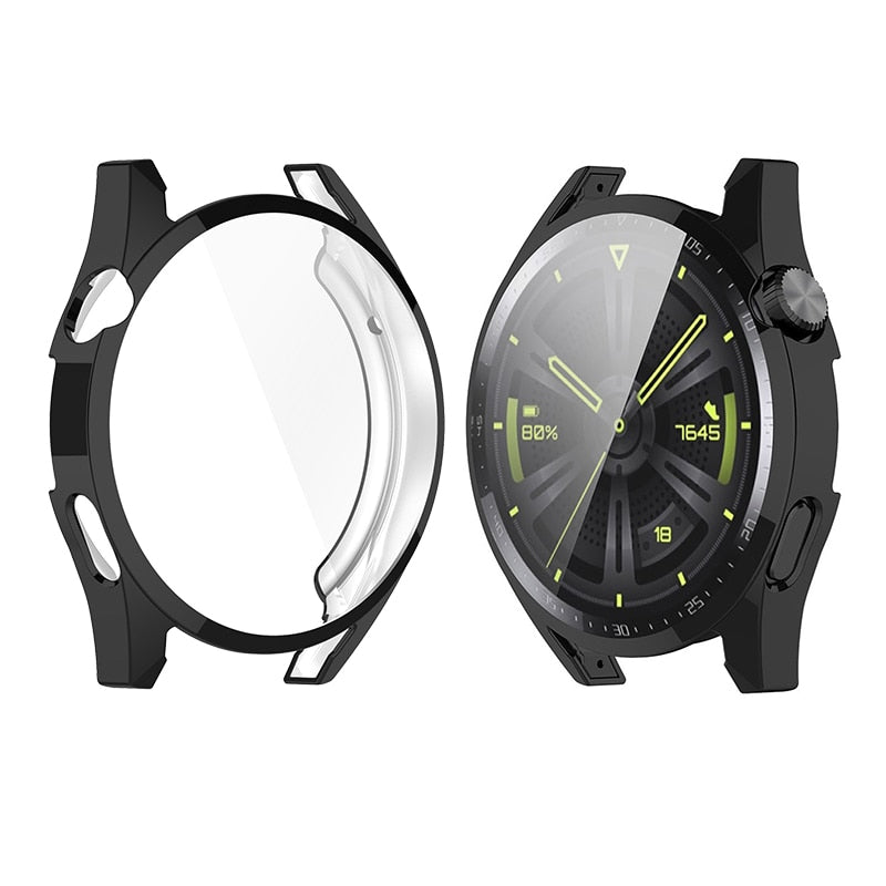 Deksel til Huawei Watch GT3 46mm Band Watch GT3 42Mm Soft All-Around Soft Screen Protector Cover Bumper Cases for Huawei GT 3