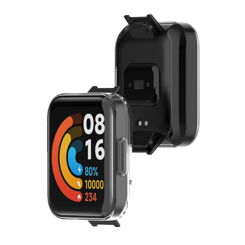 Deksel til Xiaomi Redmi Watch 2 Lite TPU skjermbeskytter deksel Smartwatch Full Coverage Plating Protective Shell Frame
