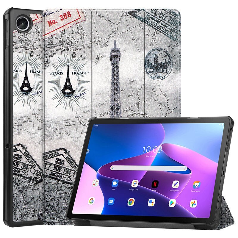 Deksel til Lenovo Xiaoxin Pad 2022 Tab M10 Plus 3rd Gen Case 10.6" TB128FU TB125FU Cover Funda Tablet Tri-Fold Magnetic Stand Capa