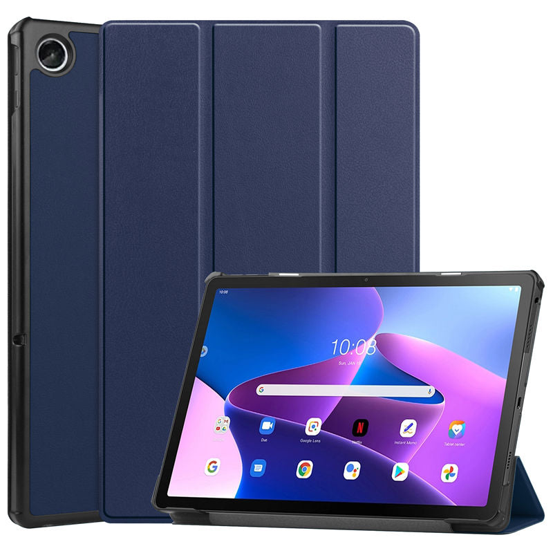Deksel til Lenovo Xiaoxin Pad 2022 Tab M10 Plus 3rd Gen Case 10.6" TB128FU TB125FU Cover Funda Tablet Tri-Fold Magnetic Stand Capa