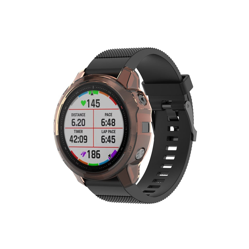 Deksel til Garmin Fenix 6 / 6S / 6X Pro krystallklart TPU